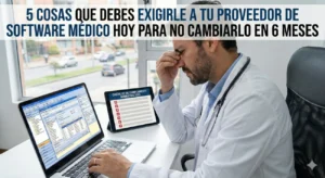 5 cosas que debes exigirle a tu proveedor de software médico