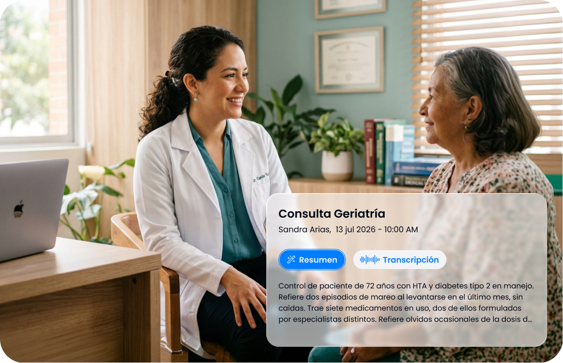 Clinova Notes: su historia clínica lista al terminar la consulta