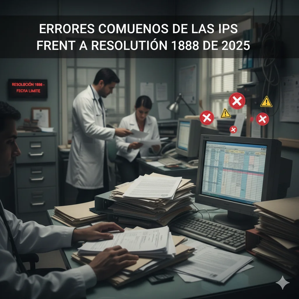 Blog | Errores comunes de las IPS frente a la Resolución 1888 de 2025: ¿Está tu clínica en riesgo?