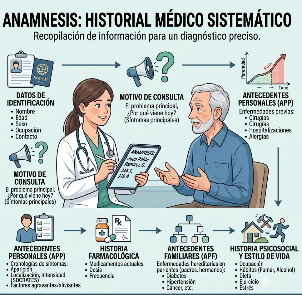 Blog | Anamnesis: Qué Es, Estructura, Componentes y Ejemplos (Guía Clínica)