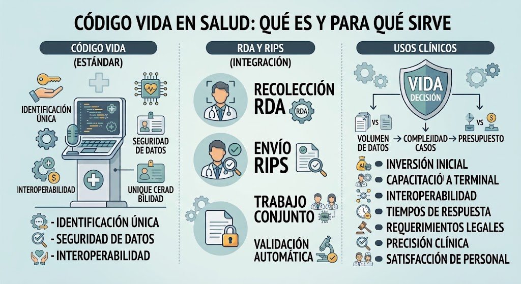 Blog | Código VIDA en Salud: Qué Es y Para Qué Sirve en el RDA y los RIPS