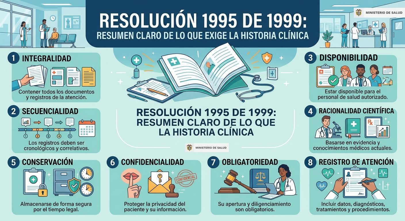 Blog | Resolución 1995 de 1999: Resumen Claro de lo que Exige la Historia Clínica